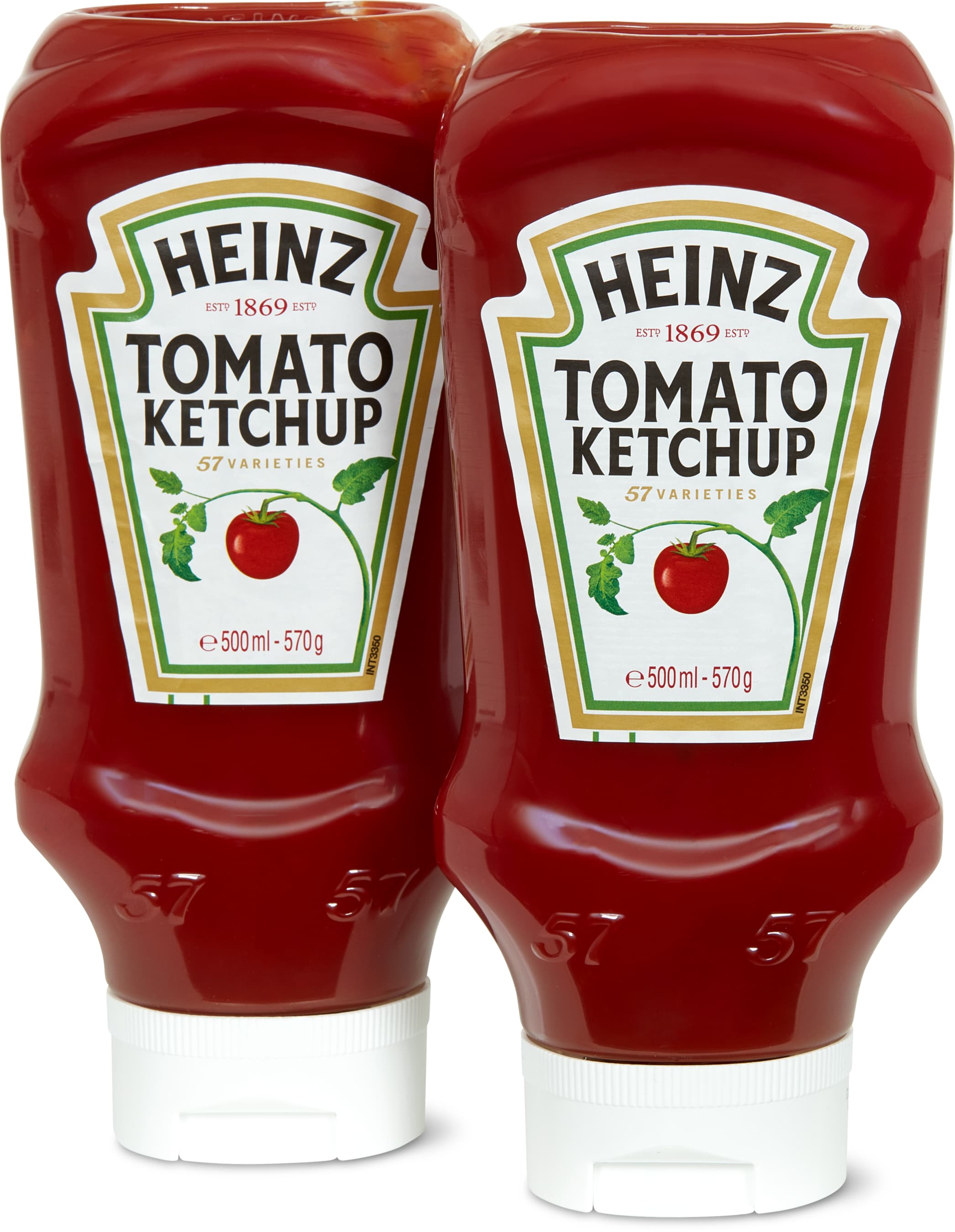 Heinz Ketchup aux tomates 2x500ml